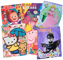 Cargar imagen en el visor de la galería, Libros para Colorear Lote de 12 unid. (surtido)