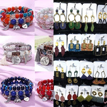 Cargar imagen en el visor de la galería, Aros + Pulseras x Mayor - Lote de 6 unid. (surtido)
